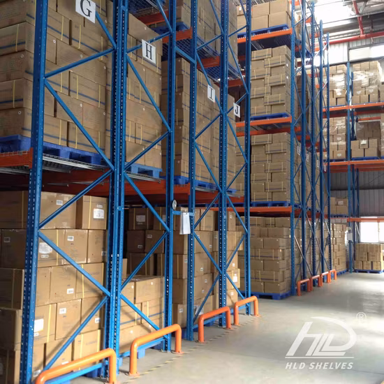 Anpassbares, doppelt tiefes Industrieregal für verstellbare Lager in China