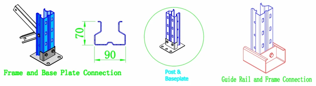 Jise Automated Display and Storage Rack Easy Installation with a Unique Mounting System Logistics Gravity Flow Racking.