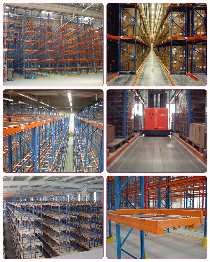 Adjustable Vna Warehouse Rack for Pallets