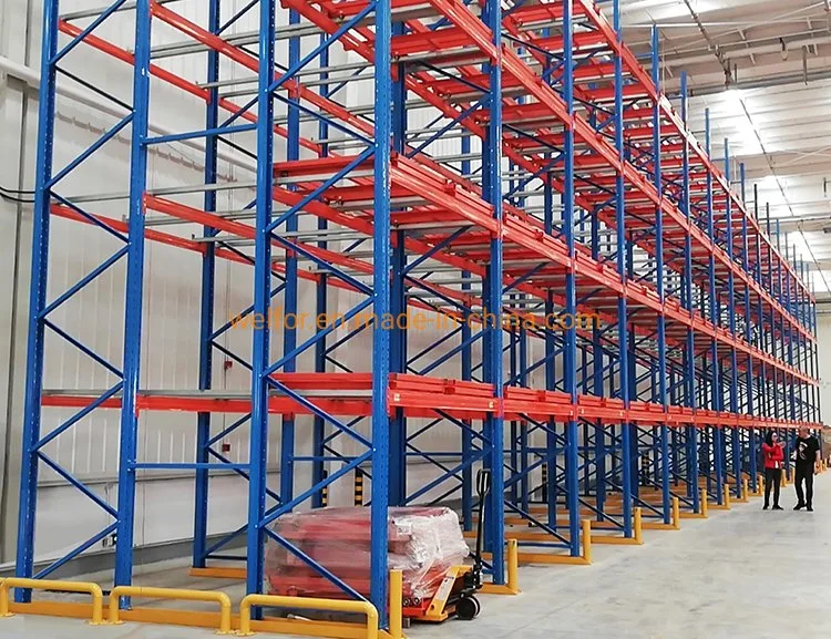 Push Back Racking Pallet Rack with Intensive Storage Push Back Racking