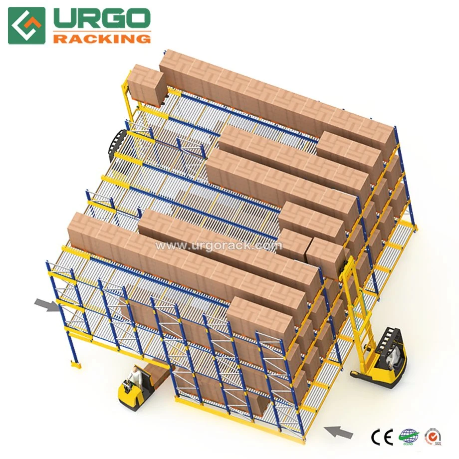 Warehouse Storage Gravity Roller Pallet Rack