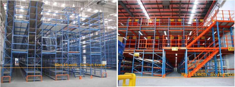 Warehouse Storage Rack Supported Mezzanine Floor