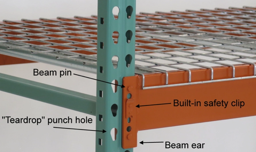 Teardrop Selective Pallet Rack for Warehouse Storage