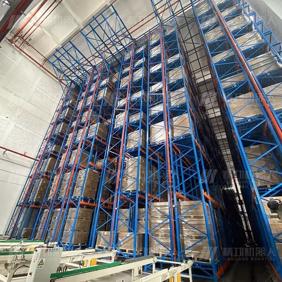 Einfache Bedienung Automatisches Palettenlagerregal Asrs Lagerregal Asrs