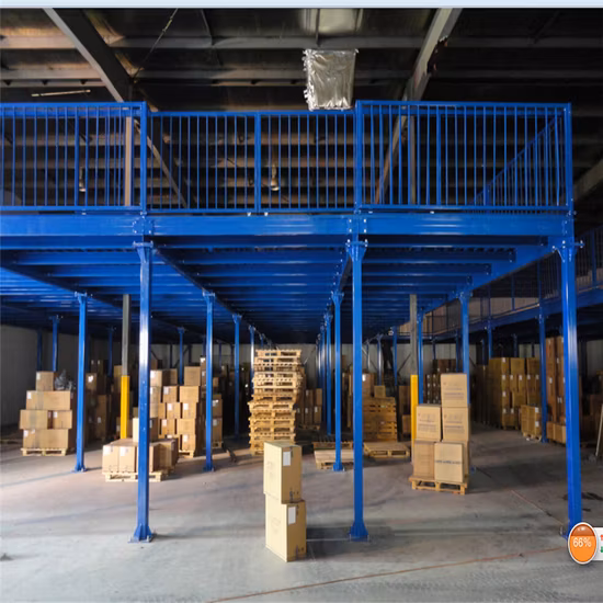 Hochbelastbare Mezzanine-Regale mit Stahlkonstruktion für die Lagerung in Industrielagern