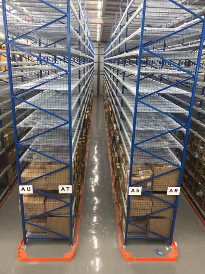 4000 kg/Ebene Vna Schweres selektives Palettenregal mit Q235-Metallmaterial für die industrielle Lagerung.